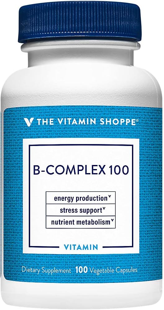 The Vitamin Shoppe B-Complex 100 - Full-Spectrum B Complex, 300 Vegan Capsules
