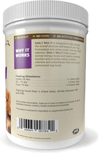 Pet Naturals Multivitamínico Diario para Perros - 21 Nutrientes Esenciales, Ácidos Grasos y Antioxidantes - 150 Comprimidos Blandos Sabor Vegetal