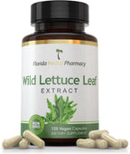 Wild Lettuce Leaf Extract Cápsulas (Pack de 3) - Florida Herbal Pharmacy