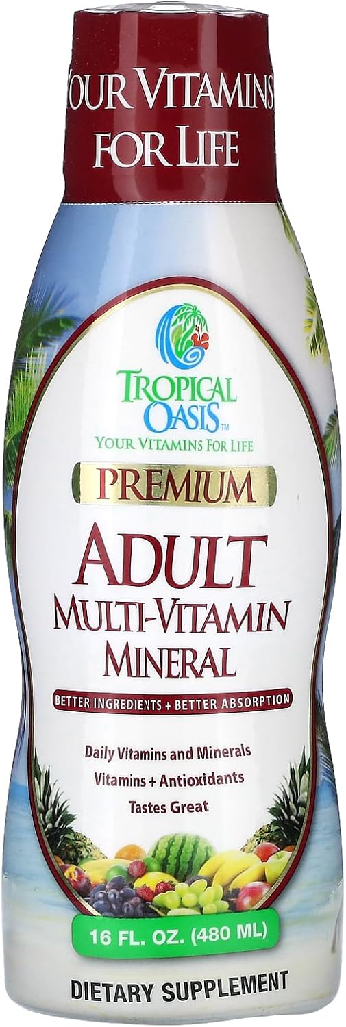 Tropical Oasis Multivitamínico y Mineral para Adultos - 16 fl oz