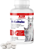 Bio PetActive D-Kaltabs Calcio y Fósforo para Perros y Gatos con Vitamina D3 - 84 Comprimidos Masticables