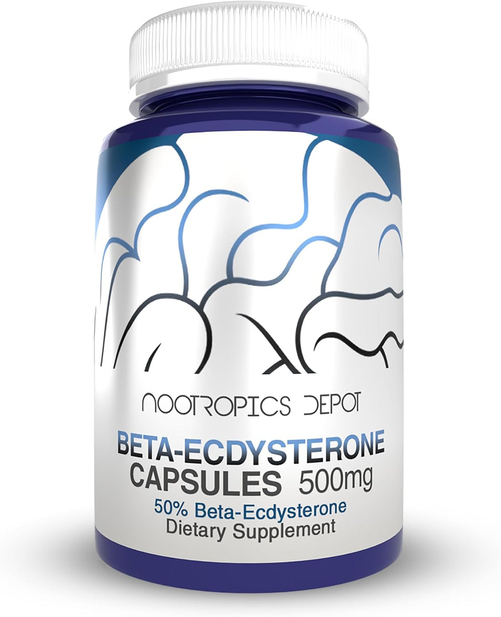 Beta-Ecdysterone 50% Cápsulas | 500 mg | Extracto de Cyanotis Arachnoidea | 30 Unidades