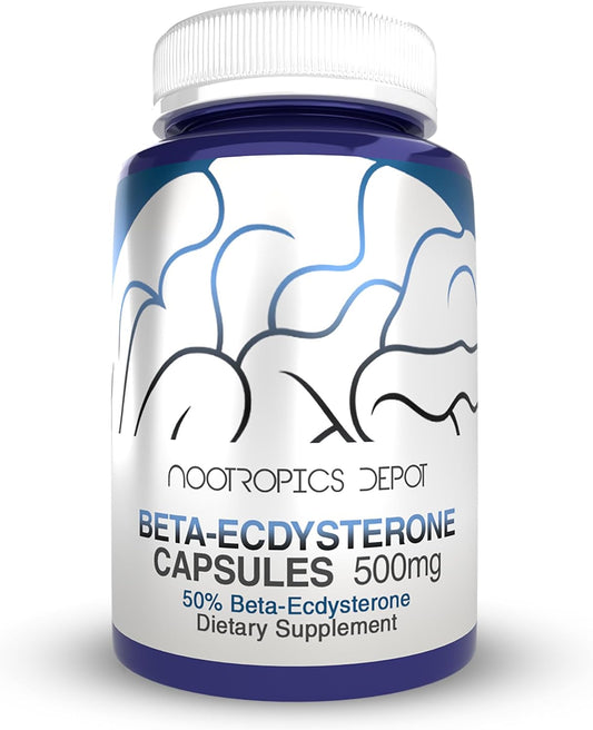 Beta-Ecdysterone 50% Cápsulas | 500 mg | Extracto de Cyanotis Arachnoidea | 30 Unidades