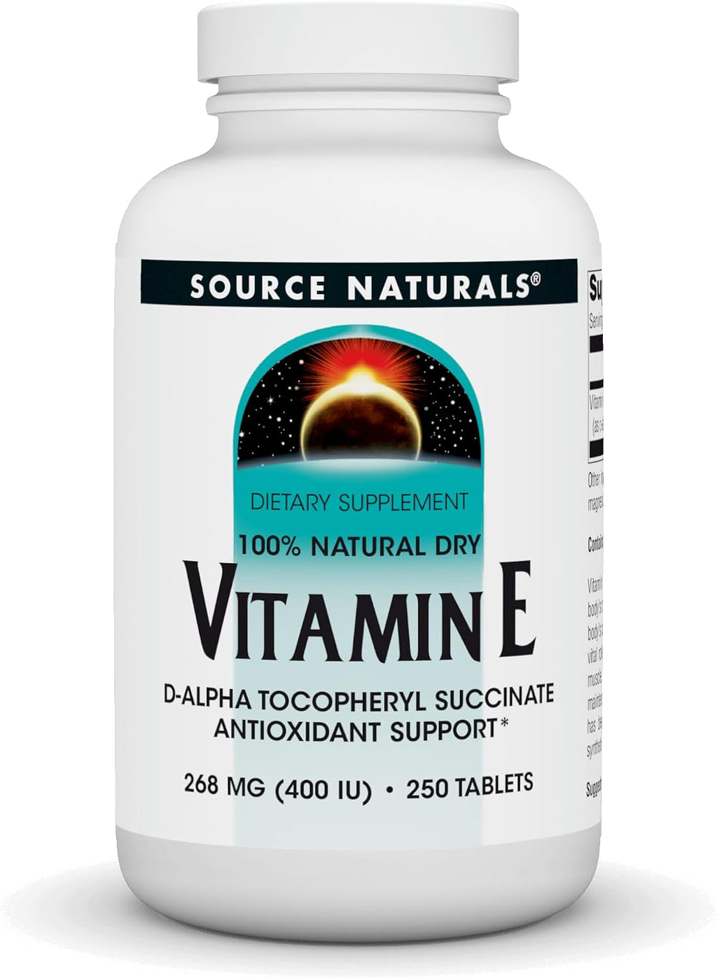 Source Naturals Vitamina E 400 UI - 100 Cápsulas Blandas