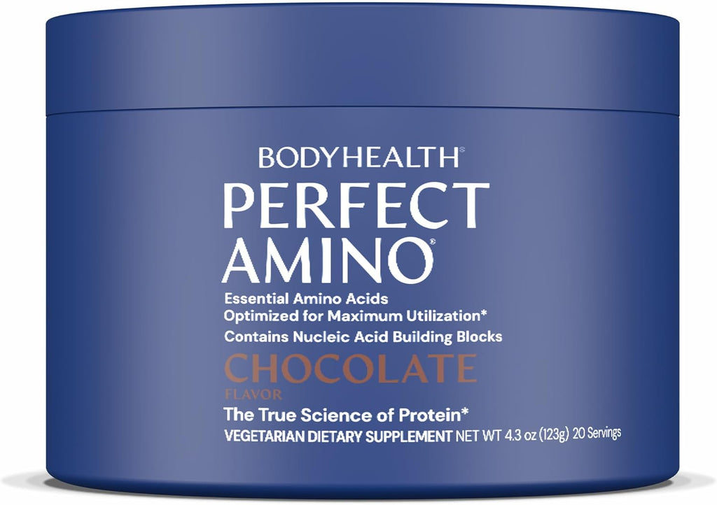 BodyHealth PerfectAmino - BCAA y EAA en Polvo - Sabor Lima Limón - 20 Servicios