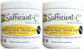 Sufficient-C Vitamina C en Alta Dosis No-GMO - Mezcla para Bebida Sabor Limón y Melocotón 250g (Pack de 2)