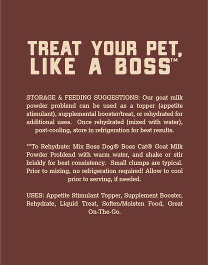 Boss Dog Problend Leche de Cabra en Polvo, Bolsa de 12 oz (Pack de 2) – Image 3