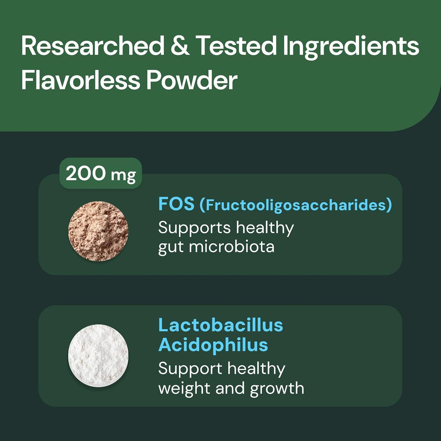 VetriScience Veterinary Strength Gut Health Powder - Probiótico para Mascotas - 60 Dosis