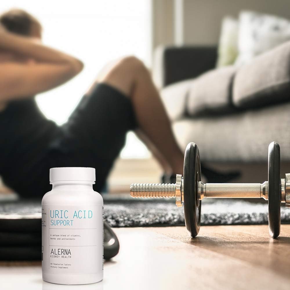 Uric Acid Support Dietary Supplement – Cereza Ácida, Extracto de Apio, Cúrcuma y Quercetina – 60 Comprimidos Vegetarianos