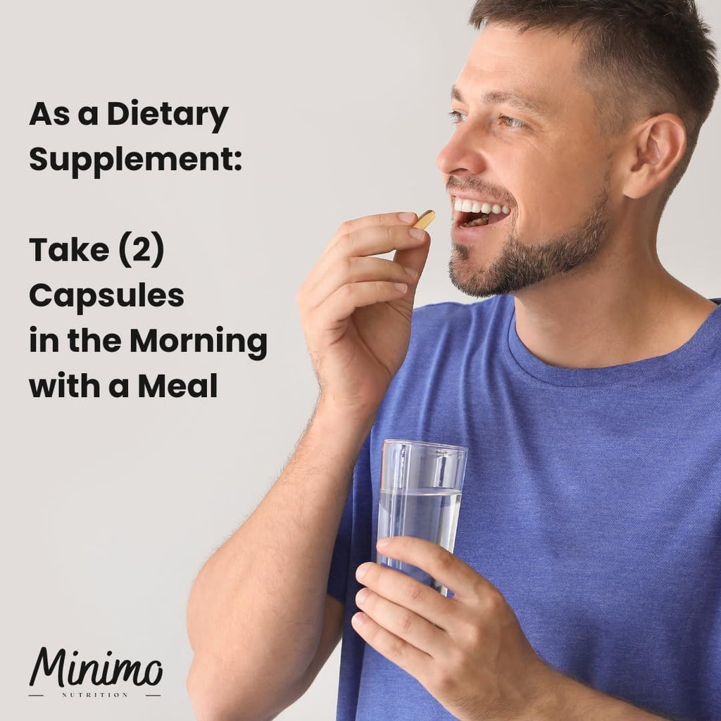 Minimo Nutrition Complete Multivitamin + Immunity Boost, 60 Cápsulas