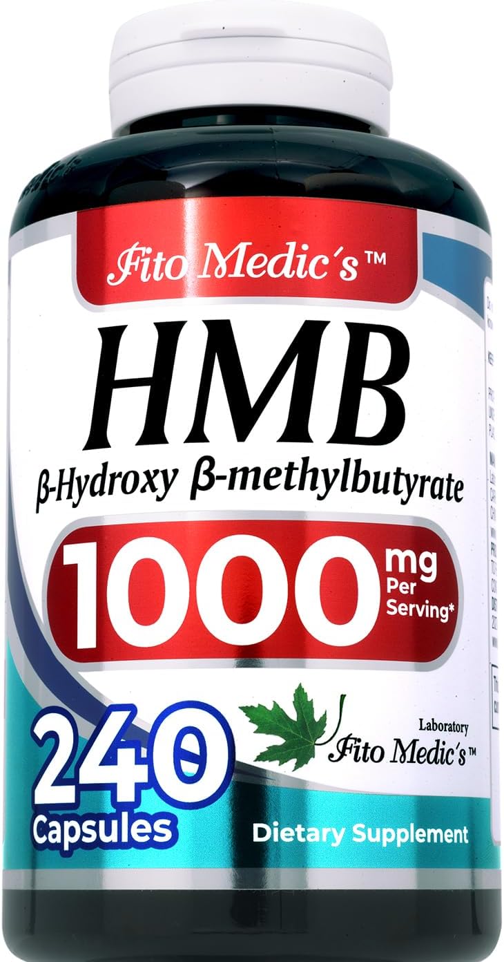 FITO MEDIC'S Lab HMB 1000 mg 240 Cápsulas - Ácido Libre