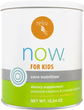 RELIV Now for Kids Vainilla - Batido Nutricional con Vitaminas y Minerales Esenciales, Proteína Vegetal y DHA, 15 porciones