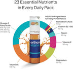 Orthomol Vital M – Multivitamínico diario para hombres, 30 días, Líquido + Cápsulas