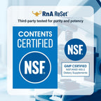 RnA ReSet Vitamin C Reset – Vitamina C en Polvo Sabor Berry con Potasio y Mezcla de Frutas, NSF Certificado, 14.81 Oz (120 Servicios)