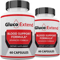 Zonata (2 Pack) Official Gluco Extend Capsules, GlucoExtend Circulation Support, 120 Capsules