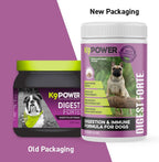 K9 Power Digest Forte – Apoyo Digestivo e Inmunológico Avanzado para Perros – Mezcla de Probióticos, Prebióticos, Postbióticos con Aceite de Salmón, Jengibre, Algas, Granada, L-Glutamina – Alivio de Gases, Heces y Malestar Intestinal
