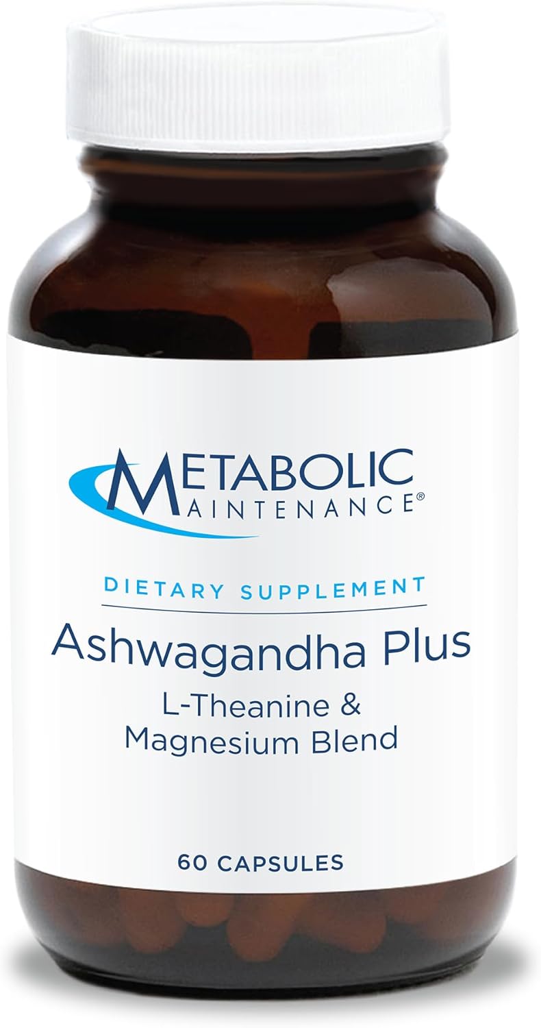 Metabolic Maintenance Ashwagandha Plus - Shoden Extract, L-Teanina y Magnesio - 60 Cápsulas Vegetarianas