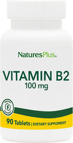 NaturesPlus Vitamina B2 250 mg - 60 Comprimidos de Liberación Sostenida
