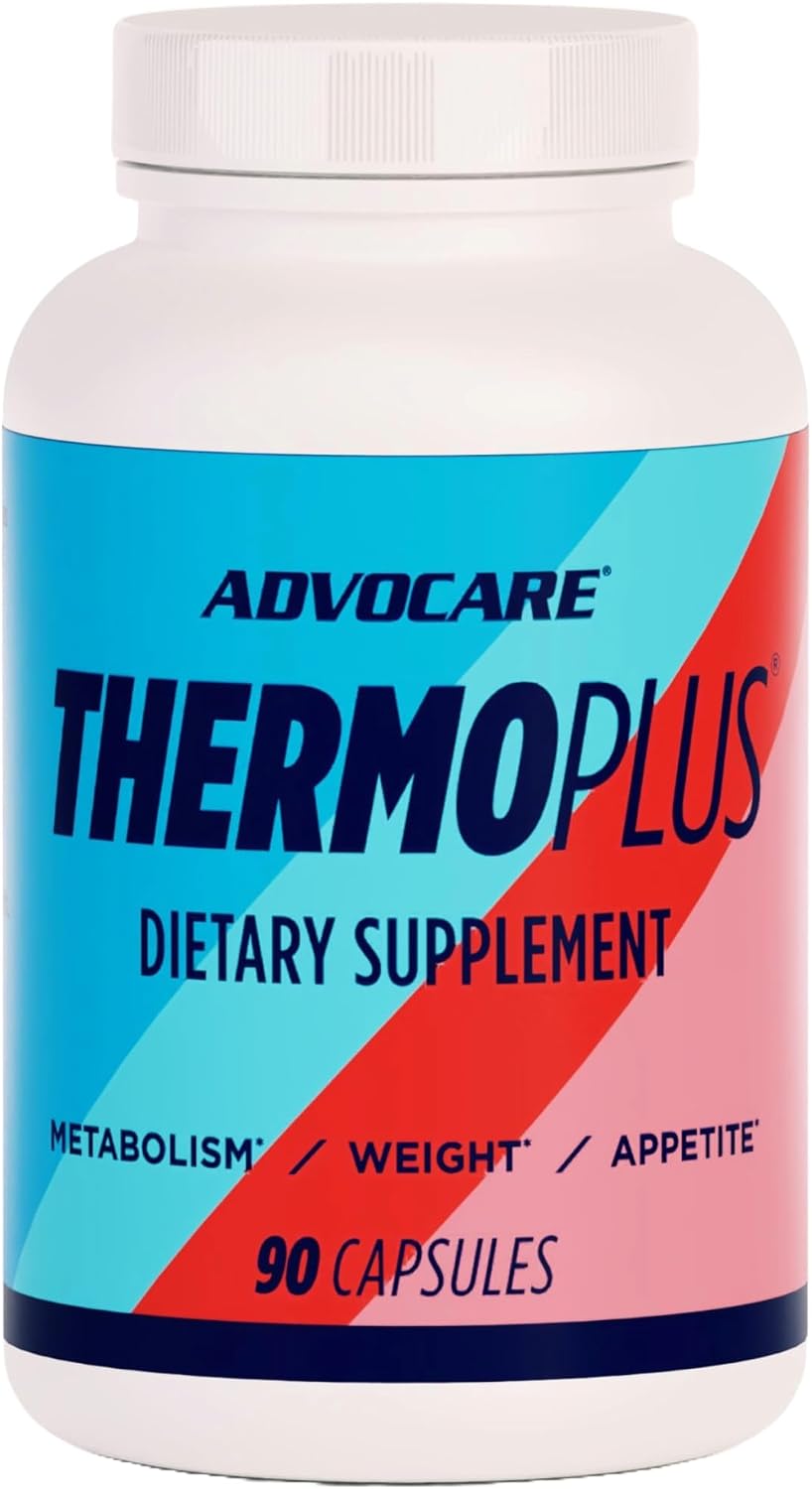 AdvoCare ThermoPlus Complemento Termogénico con Tiamina, Salvia y Té Oolong - 90 Cápsulas