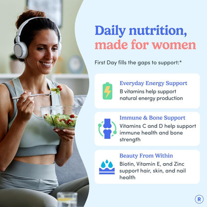 FIRST DAY Multivitamínico en Gominolas para – Cabello, piel y uñas: La biotina y el zinc son conocidos por su – Image 2