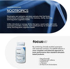 ScimeraMD® FocusMD Complemento para el Cerebro con Coffeeberry Orgánico Nootrópico, Huperzina A para Memoria, Concentración y Energía, 30 Cápsulas