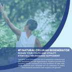 4 Células Madres AFA Stem Natural Cell - 60 Cápsulas - 1.000 mg - Alga Verde Azul - Sin OMG - Sin Gluten