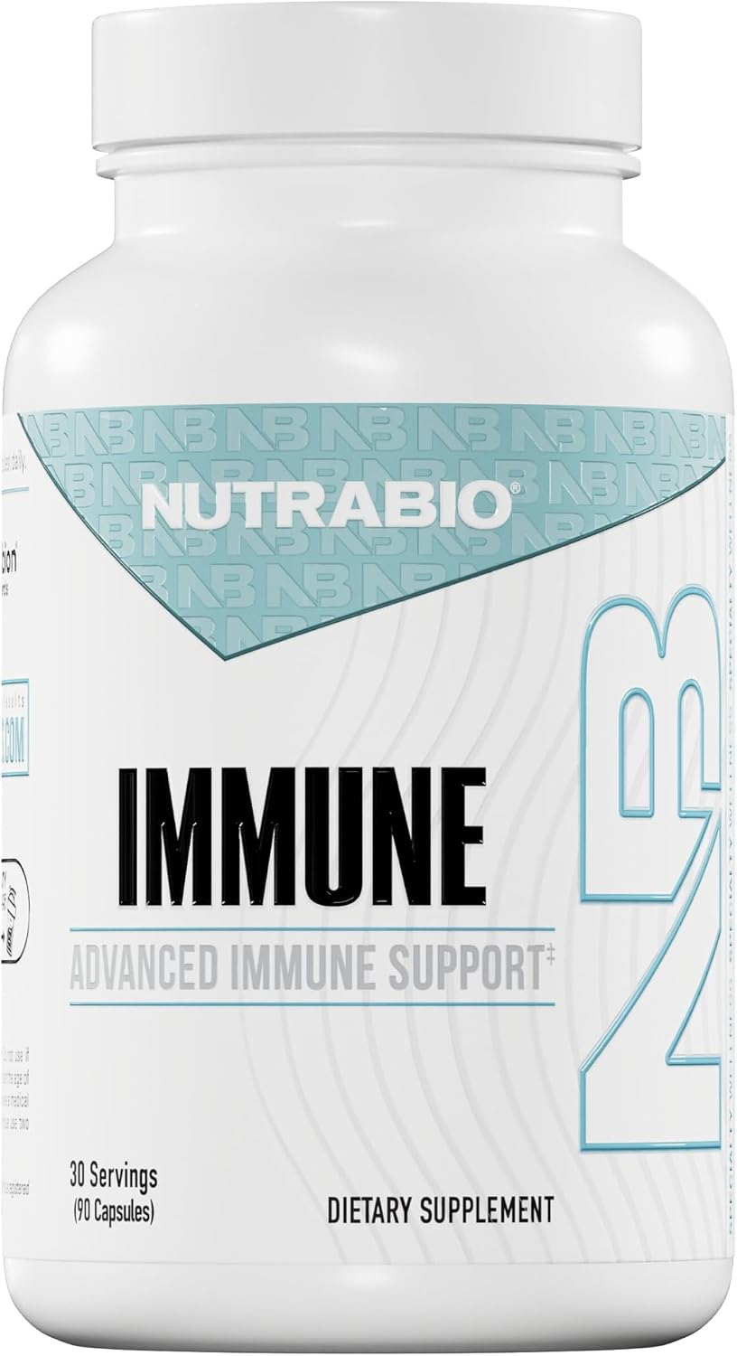 NutraBio Immune Support Supplement con EpiCor, 90 Cápsulas Vegetales