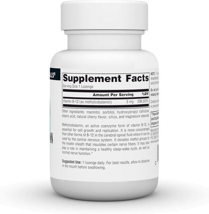 Source Naturals Metilcobalamina Vitamina B12 – Contribuye al funcionamiento normal del sistema nervioso. – Image 3