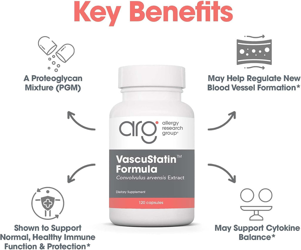 Allergy Research Group VascuStatin Formula - 120 Cápsulas