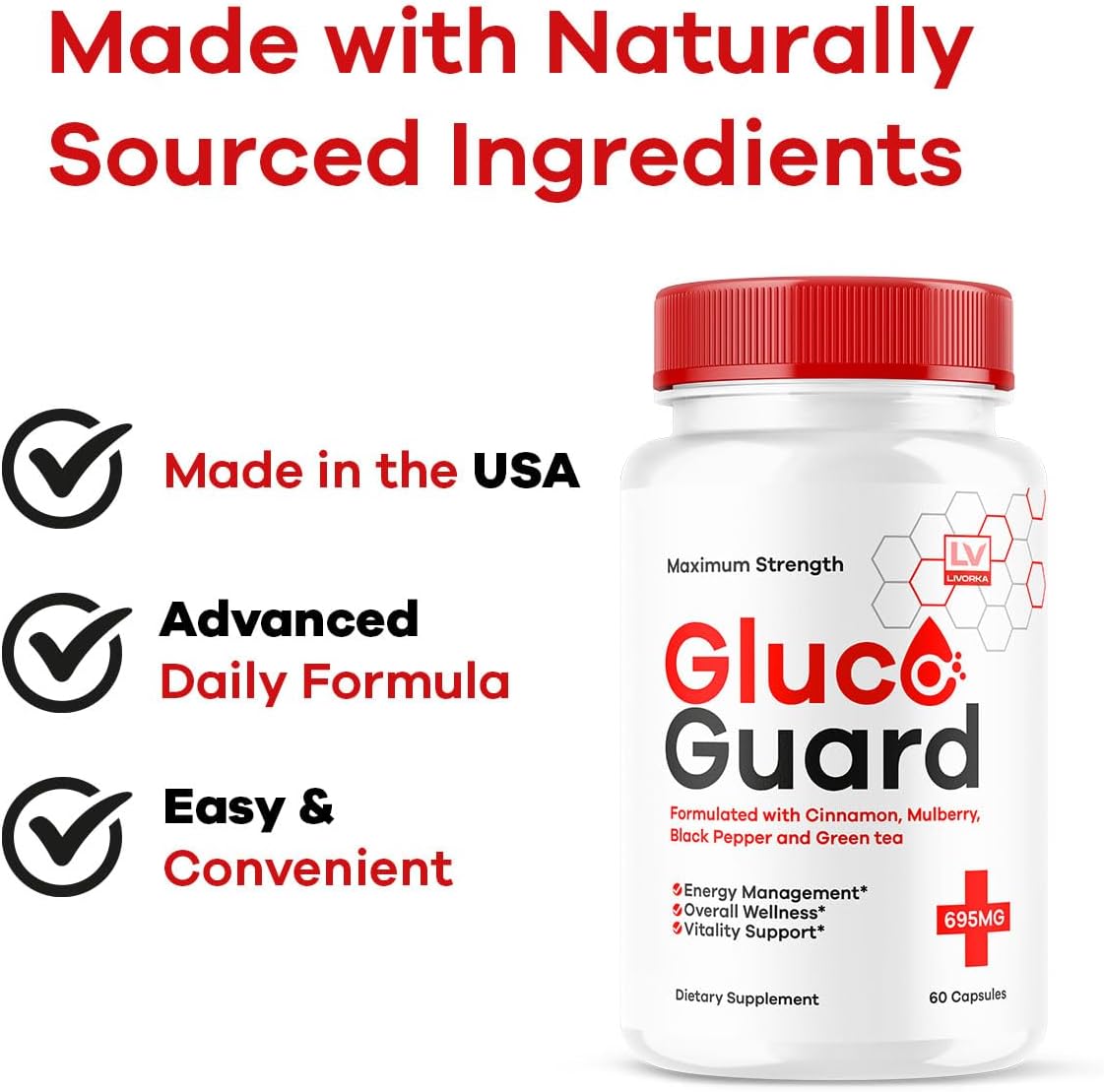 GlucoGuard Cápsulas – Complemento Nutricional, 30 Cápsulas