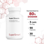 Supersmart Diosmin Plus - 900 mg - 90 cápsulas vegetales