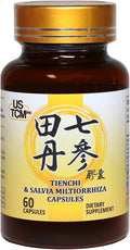 Cápsulas de Tienchi y Danshen (Panax notoginseng y Salvia miltiorrhiza) – 500mg, 60 Cápsulas Vegetales