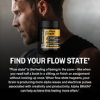 ONNIT Alpha Brain Cápsulas Nootrópicas para Hombres y Mujeres, Memoria, Enfoque y Claridad Mental, con L-Theanina y Vitamina B6, 90 Cápsulas Cada Una, Paquete de 3 (270 Cápsulas)