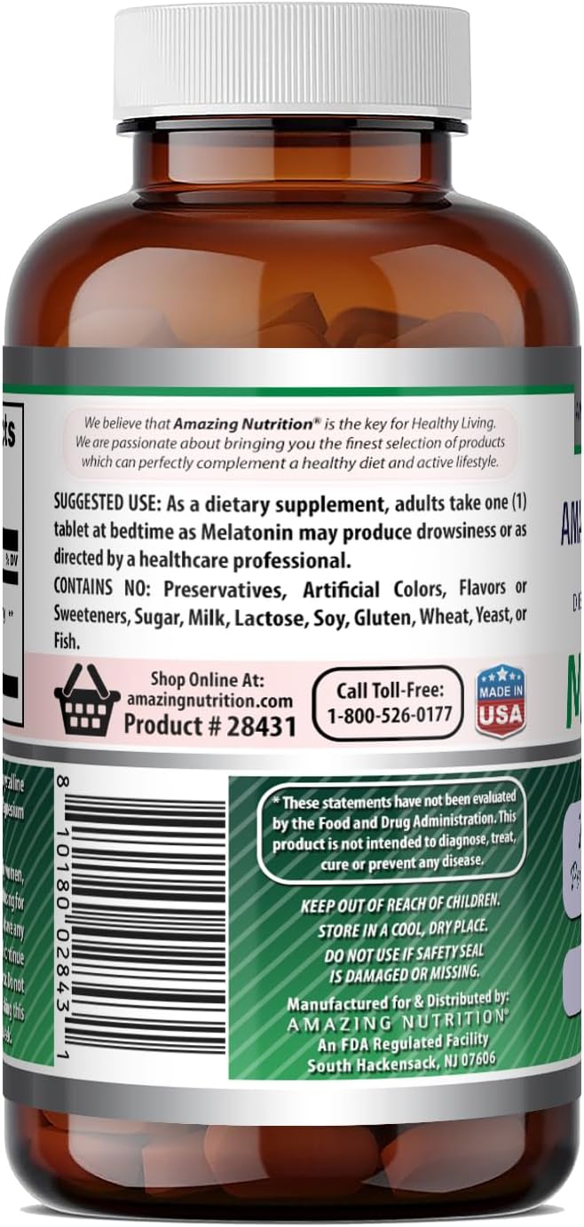 Amazing Formulas Melatonina 20 mg – 60 Comprimidos