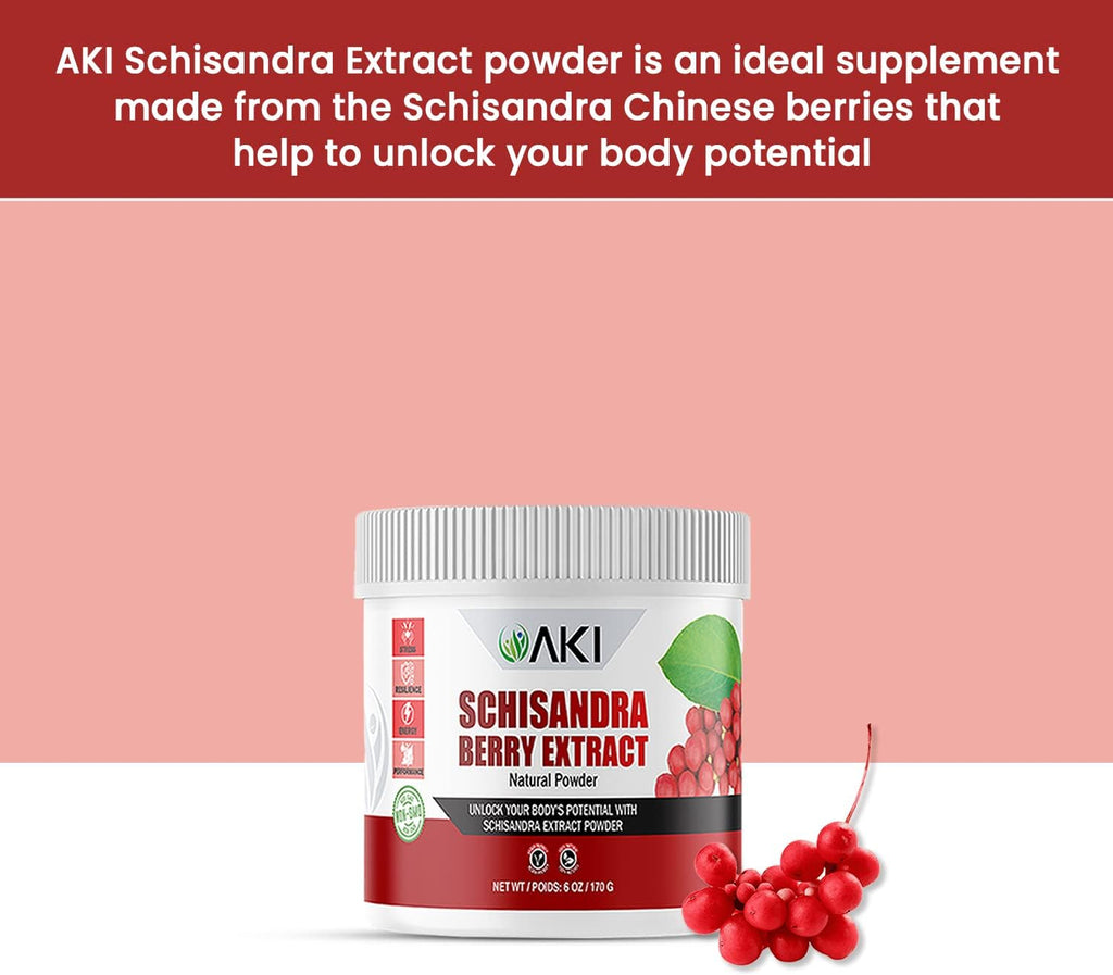 Extracto de Baya de Schisandra en Polvo - AKI Organic (170g)
