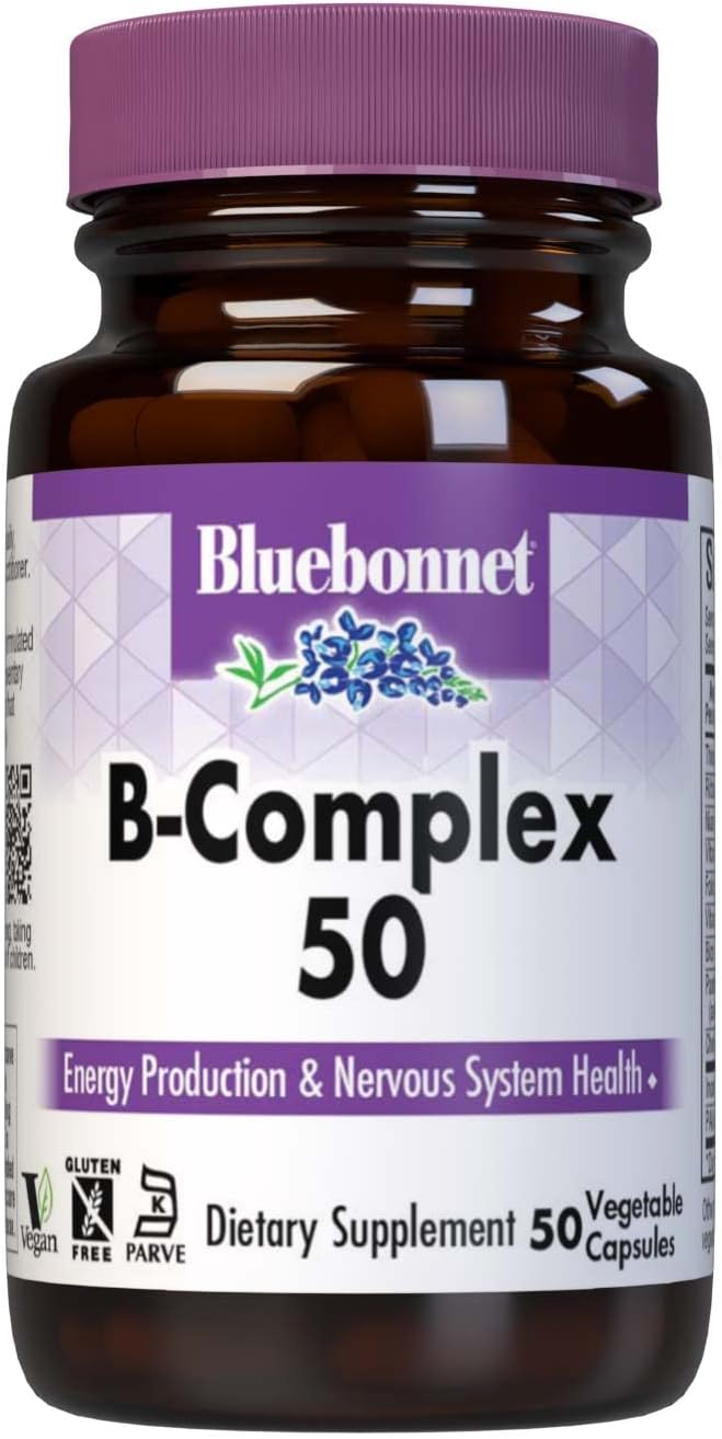 Bluebonnet Nutrition B Complex - 50 Cápsulas Vegetales