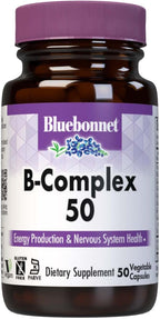 Bluebonnet Nutrition Complejo B 50 Vegetable Capsules