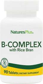 NaturesPlus Complejo B con Salvado de Arroz - 90 Comprimidos