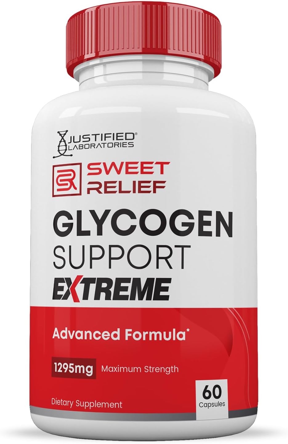 (2 Pack) Sweet Relief Glycogen Support Extreme Pills Advanced Formula 1295MG Zero Artificial Colors Flavoring Preservatives 120 Cápsulas