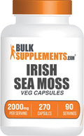Cápsulas de Musgo de Mar Irlandés - Sin Gluten, 240 Cápsulas (2000mg por ración)