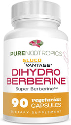 Pure Nootropics - Dihidroberberina (GlucoVantage) 100 mg, 90 Cápsulas | Super Berberine