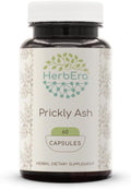 HerbEra Prickly Ash 60 Cápsulas, 400 mg - Corteza Seca Silvestre (Zanthoxylum Clava-herculis)