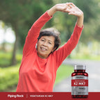 Piping Rock K2 MK7 (100 mcg) - 180 Cápsulas Vegetarianas