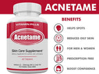 Acnetame pastillas para el acné - Suplemento vitamínico para el acné - 60 cápsulas