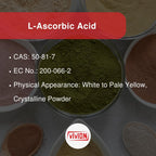 Vitamina C en Polvo - 1 kg - Ácido L-Ascórbico USP - Grado Alimentario para Conservación y Elaboración de Cerveza