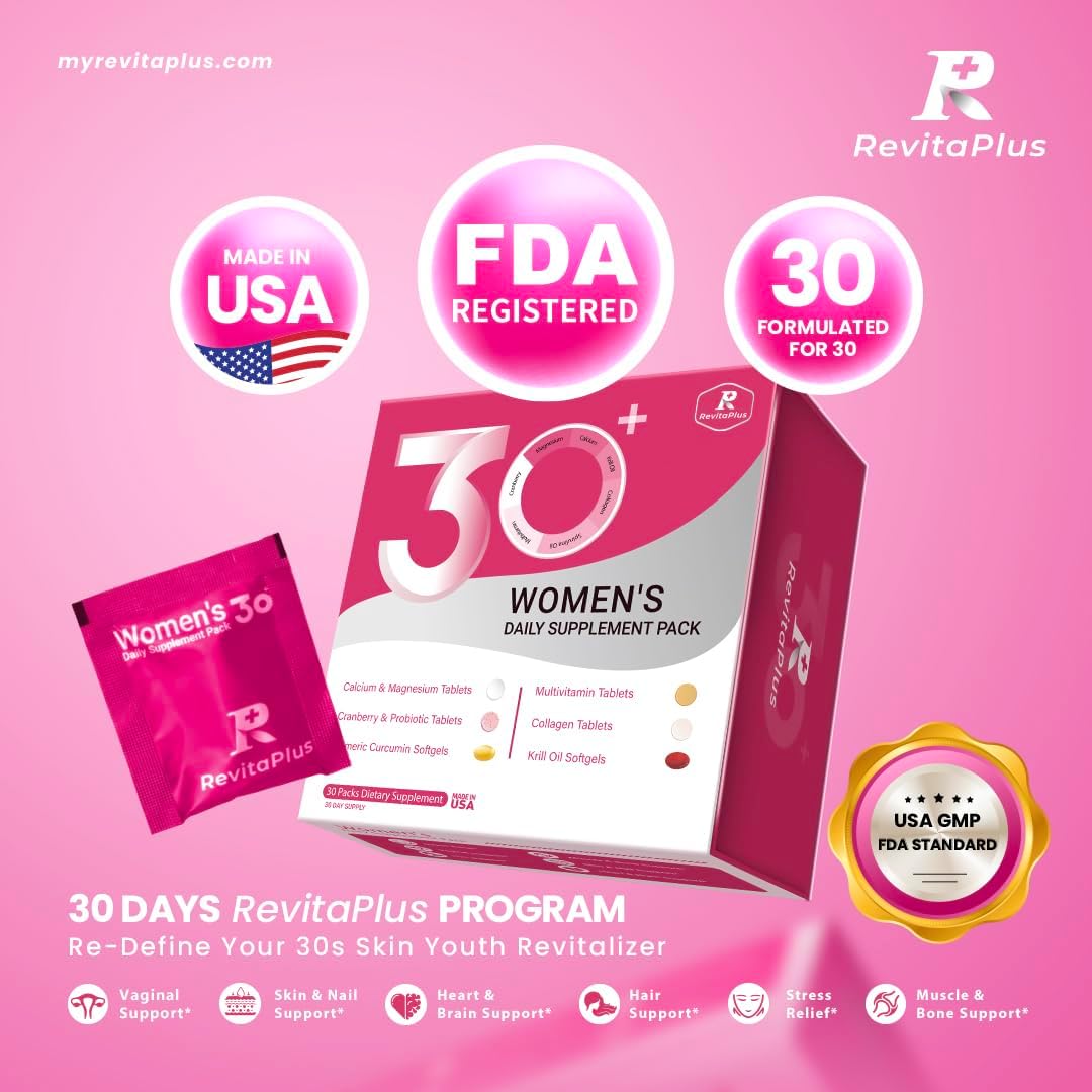 RevitaPlus Multivitamínico para Mujeres - 30 Packs