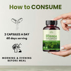 Hebhac Herbs Cápsulas de Moringa Ecológica 120 Cápsulas 1000mg