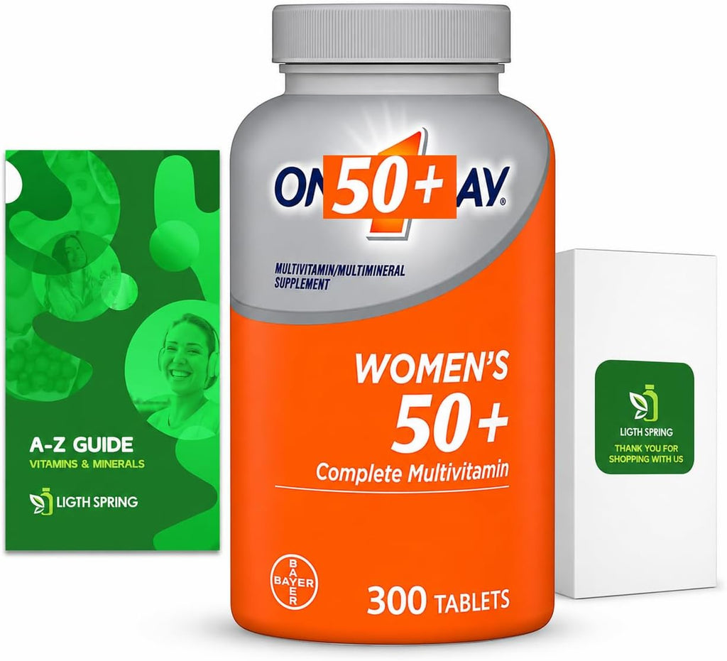 Women's 50+ Multivitamin 300 Tablets - LightSpring