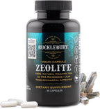 BUCKLEBURY Cápsulas de Zeolita Micronizada - Complemento Alimenticio para Adultos - 90 Cápsulas Veganas