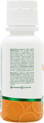 NaturesPlus Vitamin C Liquid 1000 mg with Lemon Bioflavonoids - 237 ml